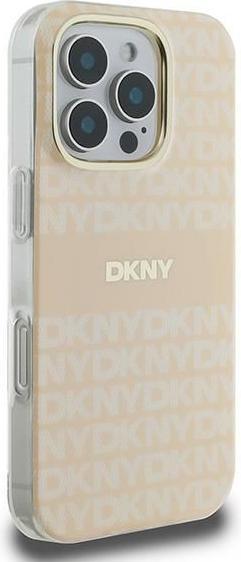 Immagine prodotto DKNY DKHMP16XHRHSEP Custodia rigida iPhone 16 Pro Max 6.9" różowy/rosa con motivo a righe ripetuto (Apple iPhone 16 Pro Max)