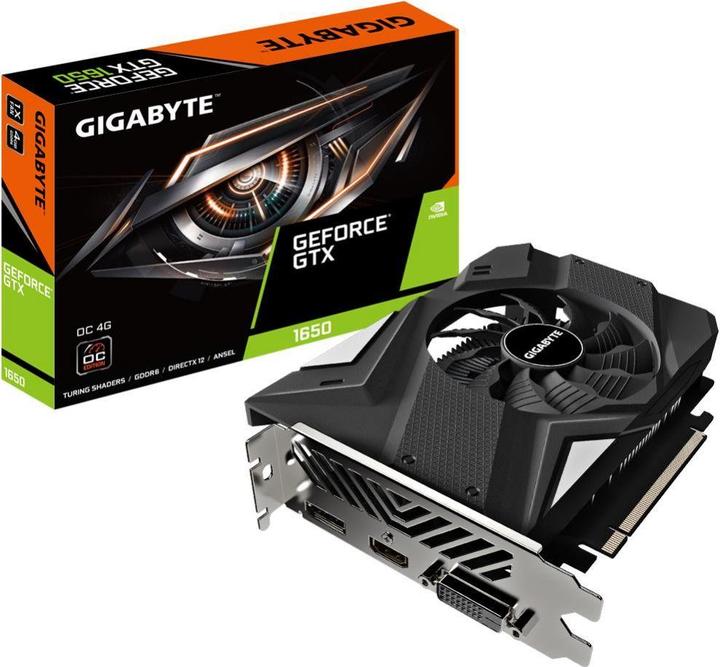 Actual product image Gigabyte GeForce GTX 1650 D6 OC 4G (4 GB)