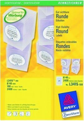 Produktbild Avery Runde Etiketten