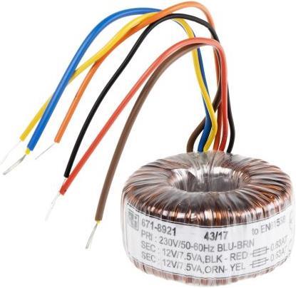 Rs Pro Transformator Ringkern 15VA 2x12V