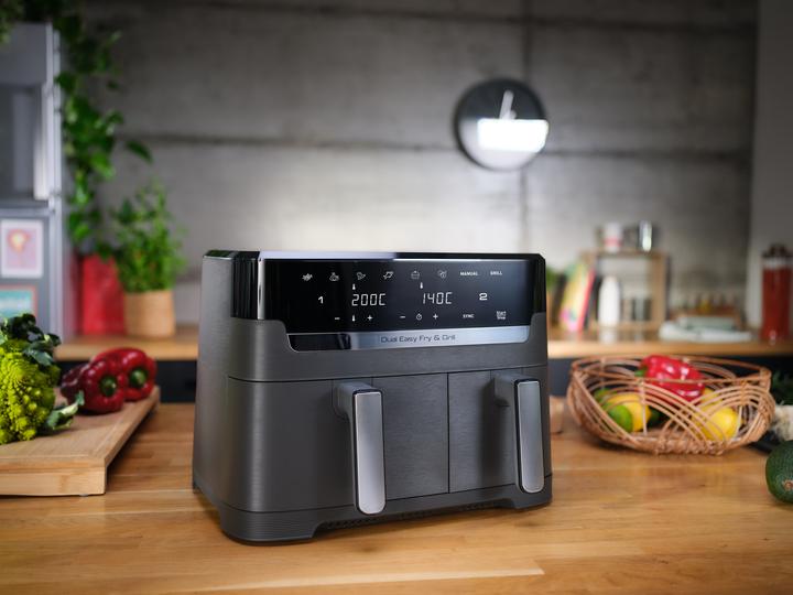 Produktbild Tefal Dual Easy Fry & Grill EY905B - Heteluchtfriteuse - 2700W - 8,3L