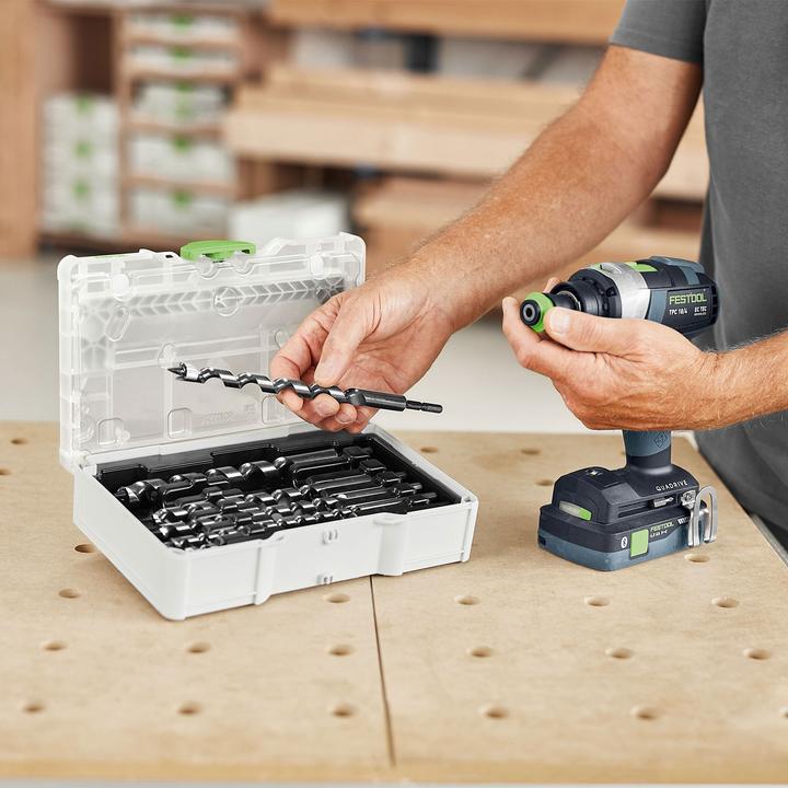Produktbild Festool Schlangenbohrer-Set SYS3 S 76-SB CE-SORT/6 (6, 8, 10, 12, 14, 16 Millimeter)