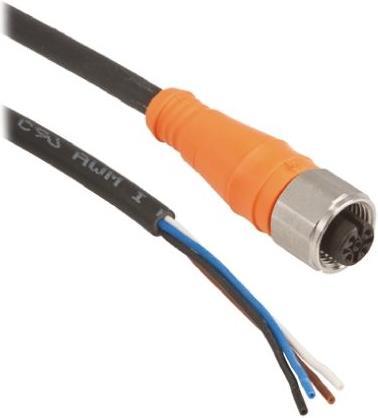 Produktbild TE Sensors IP69K-Kabel, 5m, gerade, M12, 4plg