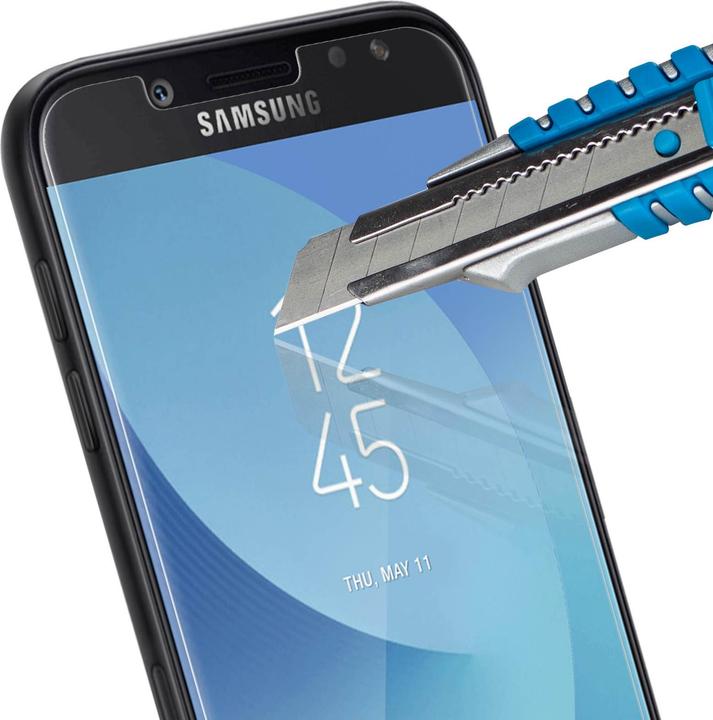 Actual product image Avizar Crystal clear film, glass screen protector (1 Piece, Samsung Galaxy J5 (2017))