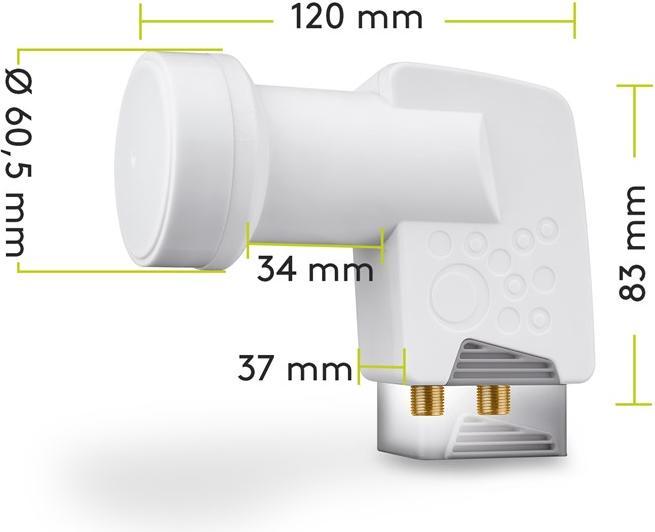 Image du produit Goobay Universal Twin (Twin LNB, 40mm)