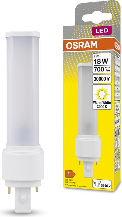 Actual product image Osram Dulux (G24d-2, 7 W, 700 lm, 10 x, F)