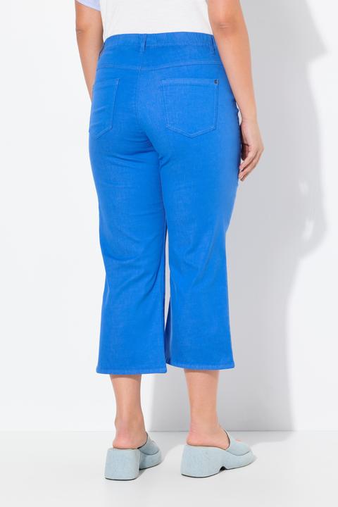Produktbild Ulla Popken Jeansculotte Mary, weites Bein, Elastikbund (54)