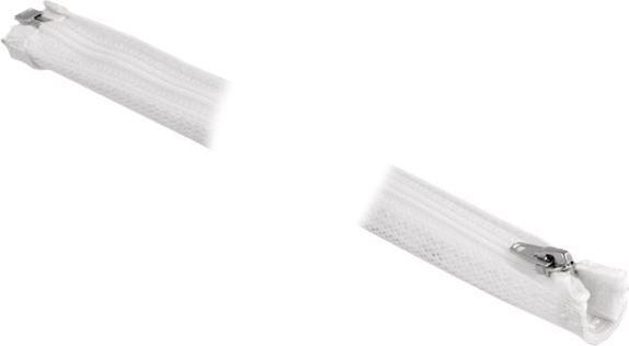 Produktbild Delock Geflechtschlauch mit Reissverschluss hitzebeständig 3 m x 30 mm weiss (Kabelschlauch, 300 cm)