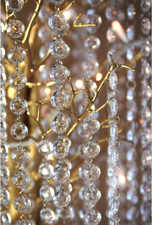 Image du produit Partydeco Crystal garland, colourless, 1m (1 pkt / 1 pc.)