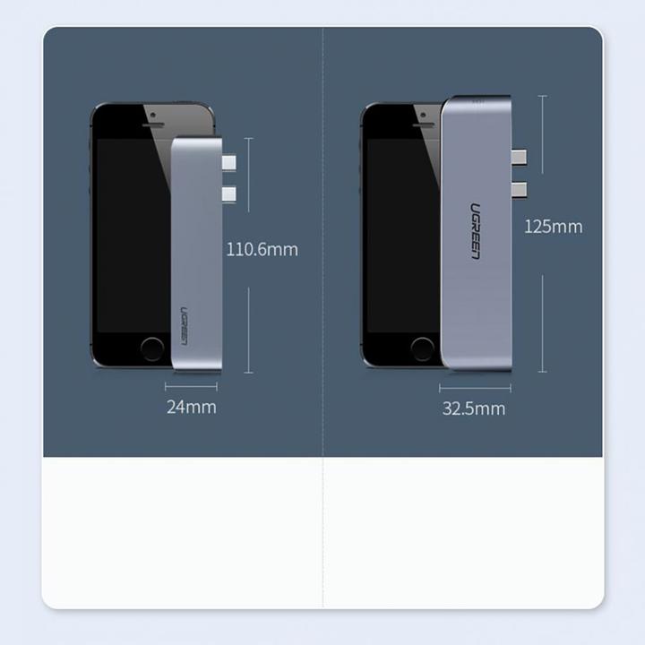 Image du produit Ugreen 6-in-2 (USB-C, 6 Ports)