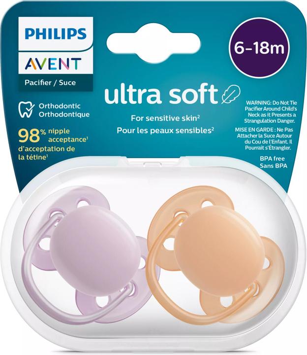 Actual product image Philips Avent Ultra Soft (2 x, 6 - 18 M.)