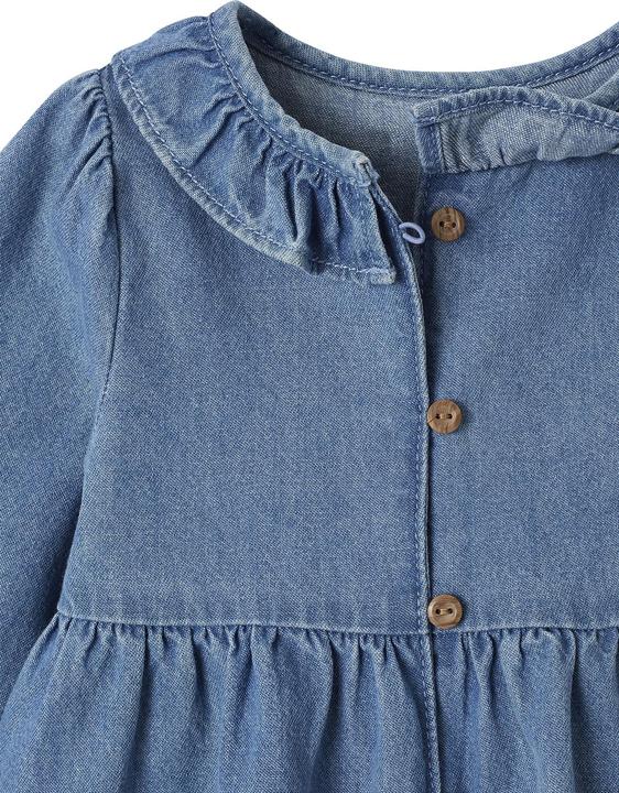 Image du produit Vertbaudet Robe en jean bébé fille (68)