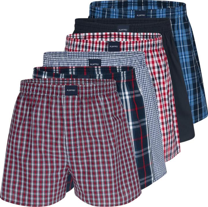 Almonu 6er Pack Web Boxershorts