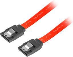 Immagine prodotto Lanberg CA-SASA-14CC-0030-R, 0,3 m, SATA III, SATA 7 pin, SATA 7 pin, femmina/femmina, rosso