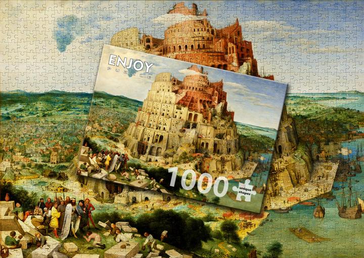 Produktbild Enjoy Puzzle ENJOY-1146 - Pieter Bruegel: Der Turmbau zu Babel, Puzzle, 1000 Teile (1000 Teile)