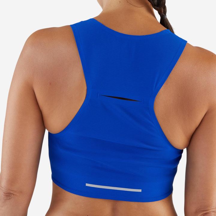 Image du produit Kiprun Crop top de Running léger Femme - Race crop 900 Light bleu Méline ROLLIN (XS)