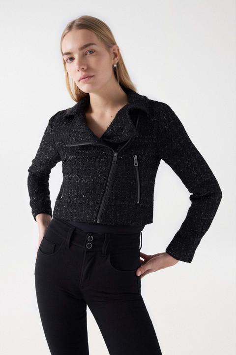 Produktbild Salsa Jeans Jacken Tweed Biker Style Jacket (L)