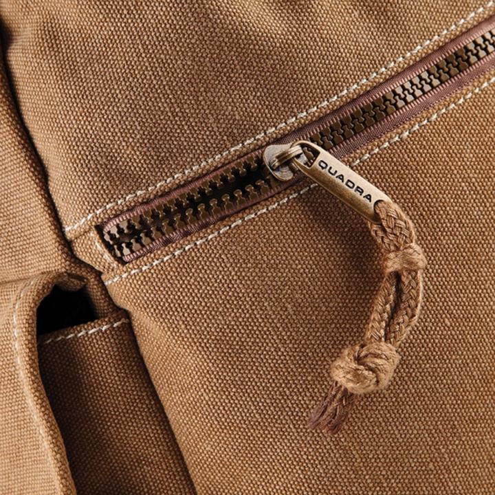 Actual product image Quadral Vintage canvas backpack 18 liters (2pcspack) (18 l)