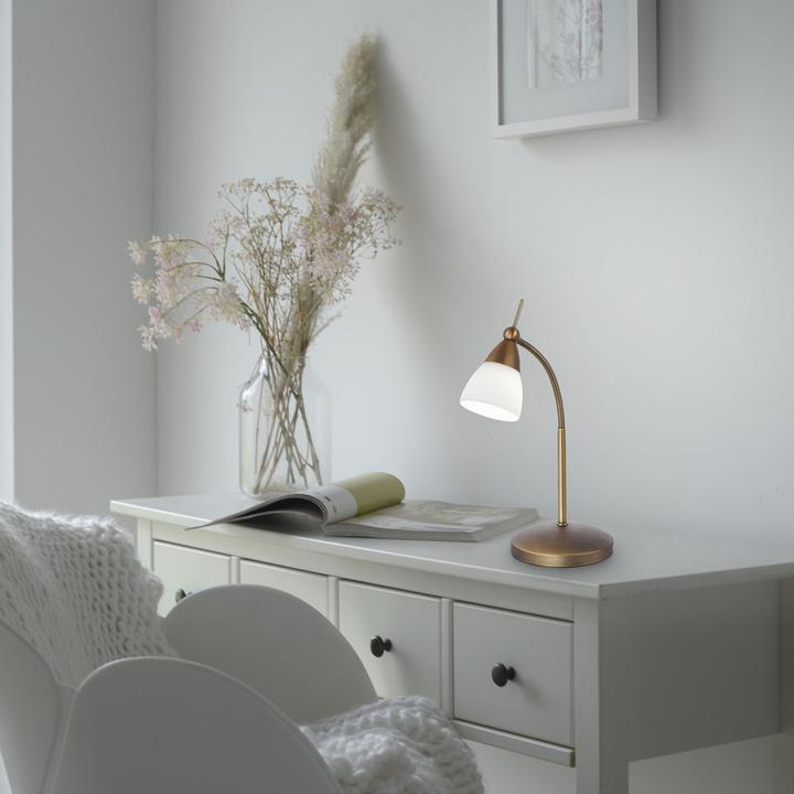 Immagine prodotto Paul Neuhaus lampada da tavolo LED in ottone antico 3000K 3W (265 lm, G9)
