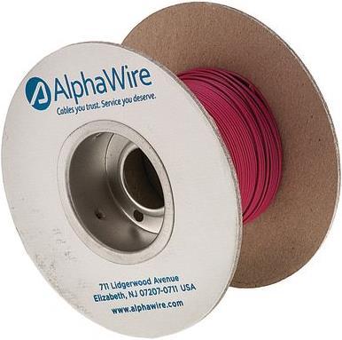 Image du produit AlphaWire EcoWire Plus 22AWG Red Cable 30.5m (30 m)