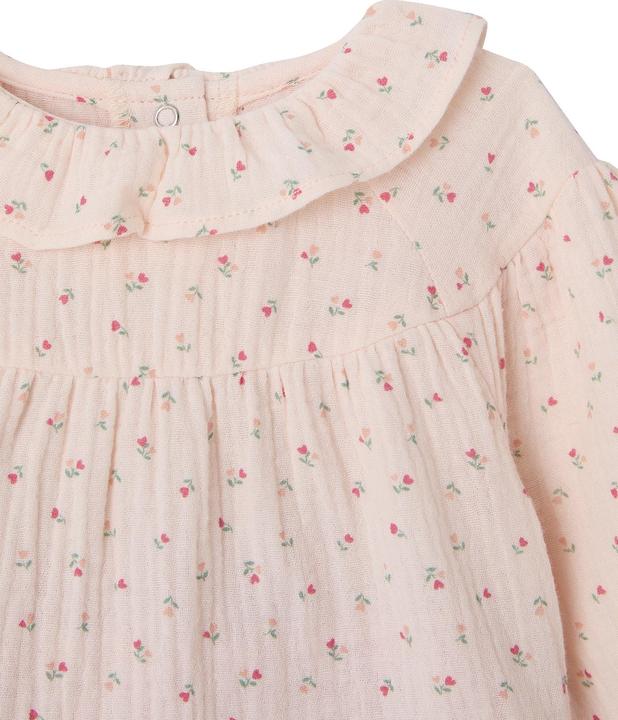 Actual product image Vertbaudet Baby-Set mit Volants: Bluse & Haremshose, Musselin (62)