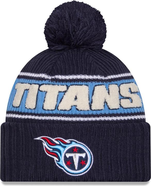 New Era NFL Sideline Winter Mütze Tennessee Titans Navy