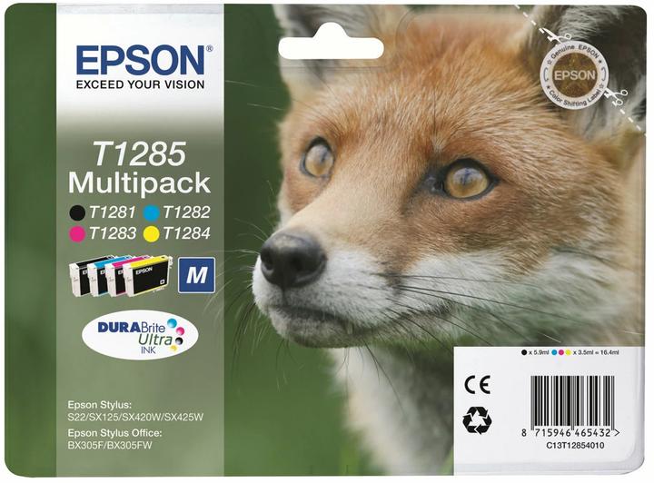 Produktbild Epson T1285 DuraBrite Ultra Multipack (M, BK, Y, C)