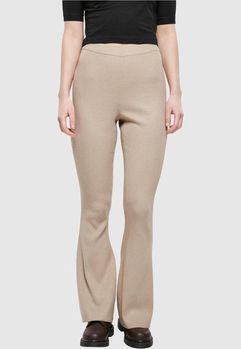 Actual product image Urban Classics Ladies Rib Knit Bootcut Leggings - 16766 (XXL)