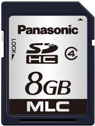 Actual product image Panasonic 8GB MLC Type Full SD Card (8 GB, SDHC)