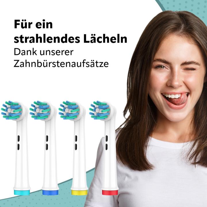 Image du produit Ora-Care Brosses de rechange Nettoyage en profondeur compatibles avec Oral-B Pack de 8 (8 x)