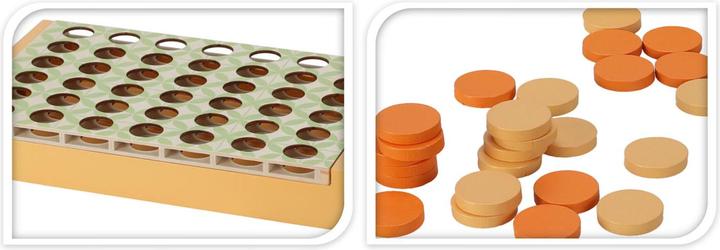 Image du produit Jeu de plateau en bois "Quatre en ligne".