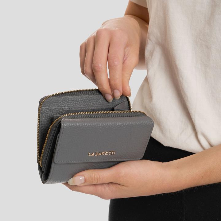 Produktbild Lazarotti Bologna Leather Geldbörse Leder 12 cm