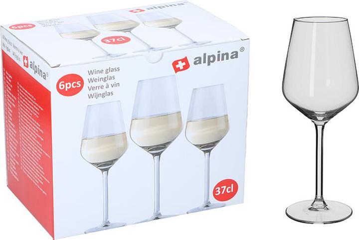 Produktbild alpina weissweinkelch 6er Set 37cl (37 cl, 6 Gläser, Weissweingläser)