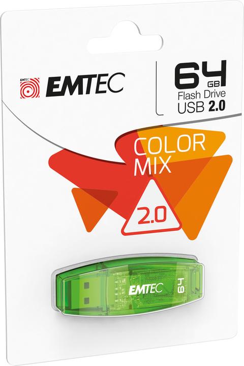Produktbild Emtec C410 Color Mix (64 GB, USB-A)