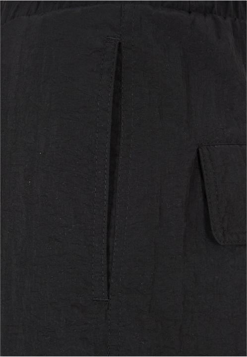Actual product image Urban Classics Ladies Wide Crinkle Nylon Cargo Pants (M)
