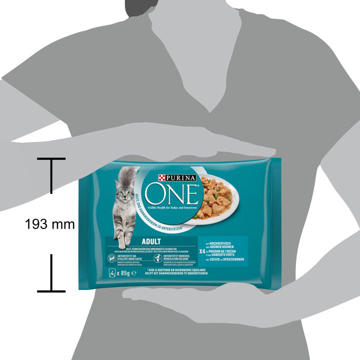 Actual product image Purina ONE Fish (Adult, 4 pcs., 85 g)