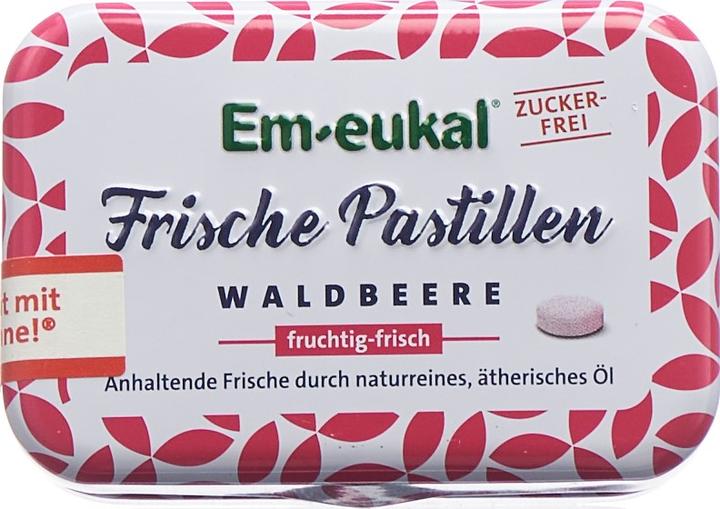 Actual product image Em-eukal Fresh pastilles wild berry sugar free with xylitol (1 pcs., 20 g)