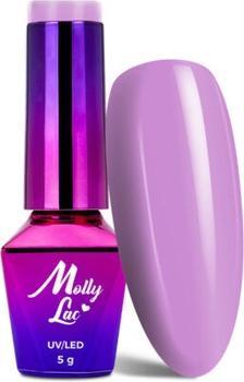 TOP Cocktails & Drinks Hybrid Nail Polish 16 Purple Rain 5g MollyLac (Purple Rain, UV-Gel Lack)
