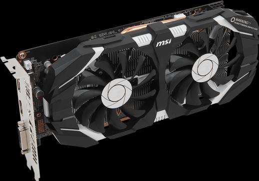 Actual product image MSI GeForce GTX 1060 6GT OC (6 GB)