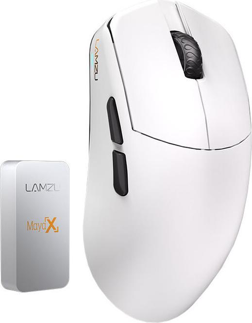 Actual product image Lamzu Maya X gaming mouse 8K Wireless - white