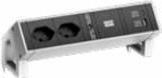 Produktbild Bachmann Desk 2 (2 x, Typ 13, USB-A, USB-C, 0.20 m)