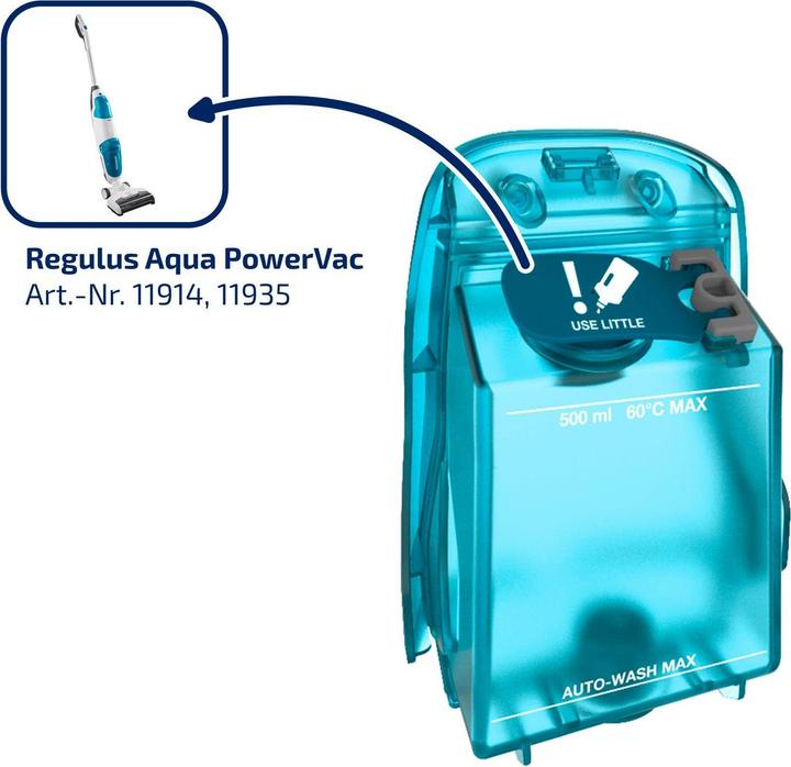 Actual product image B+W Regulus Aqua PowerVac fresh water tank