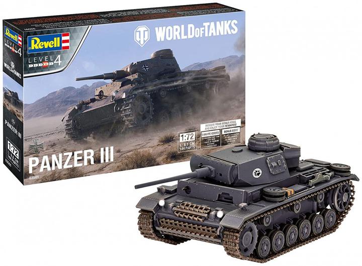 Actual product image Revell PzKpfwg III Ausf.L-World of Tanks