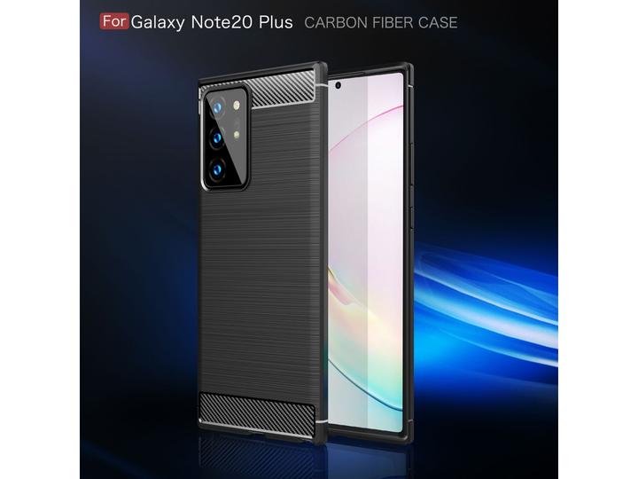 Image du produit Screenguard Samsung Galaxy Note20 Ultra Coque carbone brossé souple TPU (Samsung Galaxy Note 20 Ultra)