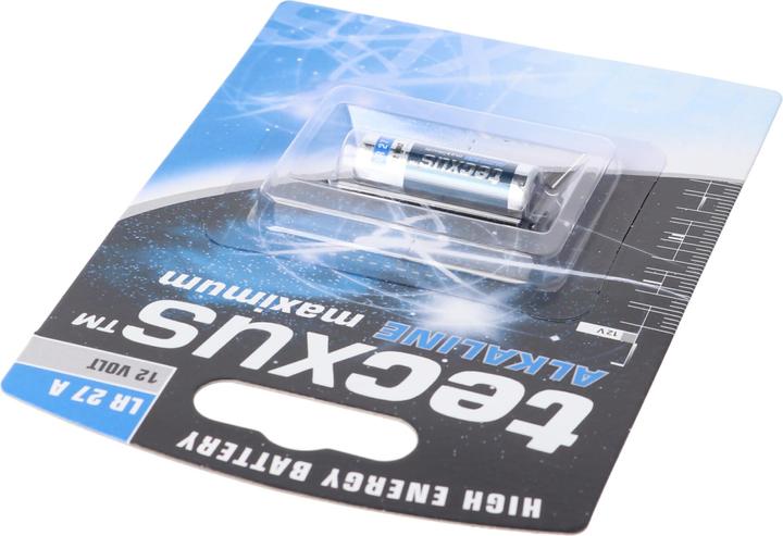 Produktbild Tecxus LR27 A Alkaline Batterie L828, 12 Volt, Abmessungen 28,8 x 8 mm (LR27, 26 mAh)