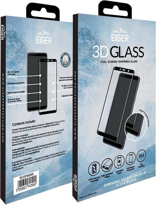 Produktbild Eiger Mountain Glass Clear Edge (1 Stück, Samsung Galaxy A9)