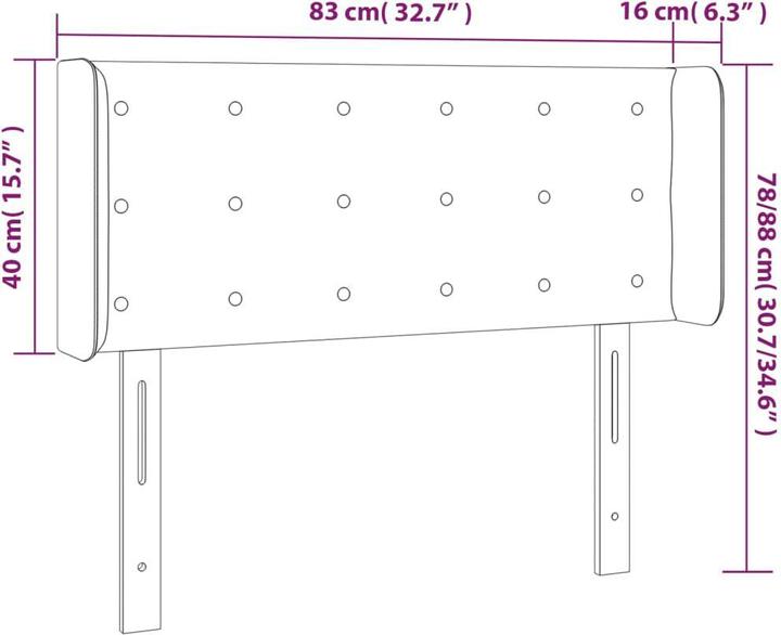 Produktbild VidaXL Farlie (83 x 16 x 88 cm)