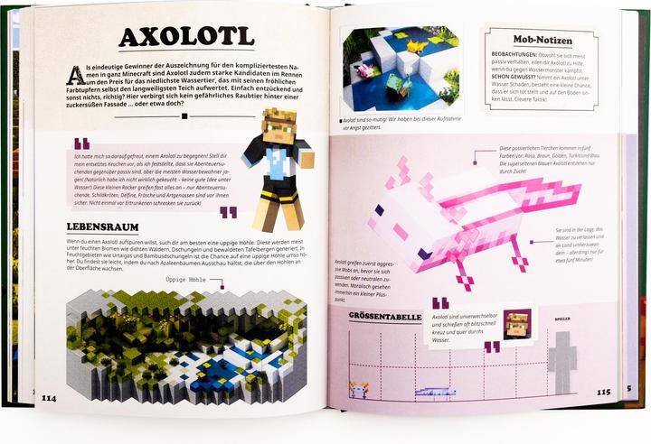 Produktbild Minecraft Lexikon der Mobs. Der ultimative Leitfaden zu allen Kreaturen und Monstern (Deutsch, Tom, Stone, 2024)