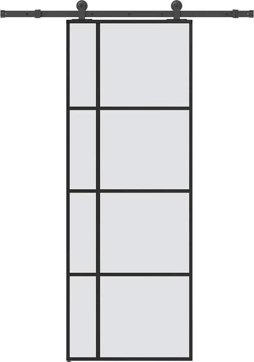 Produktbild VidaXL Schiebetür mit Beschlag 76x205 cm ESG-Glas & Aluminium