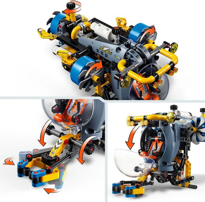 Image du produit LEGO Tiefseeforscher U-Boot (42201, LEGO Technic)